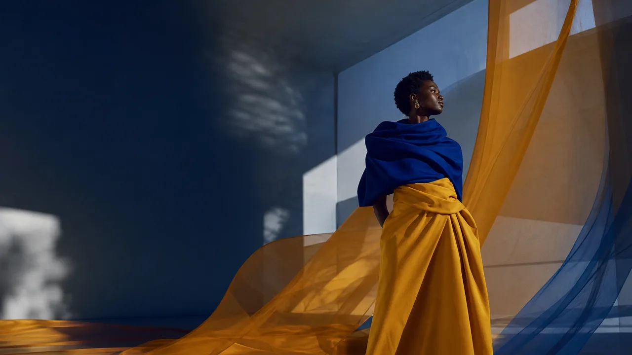 Seedream 5.0 AI image model creating an editorial fashion concept
