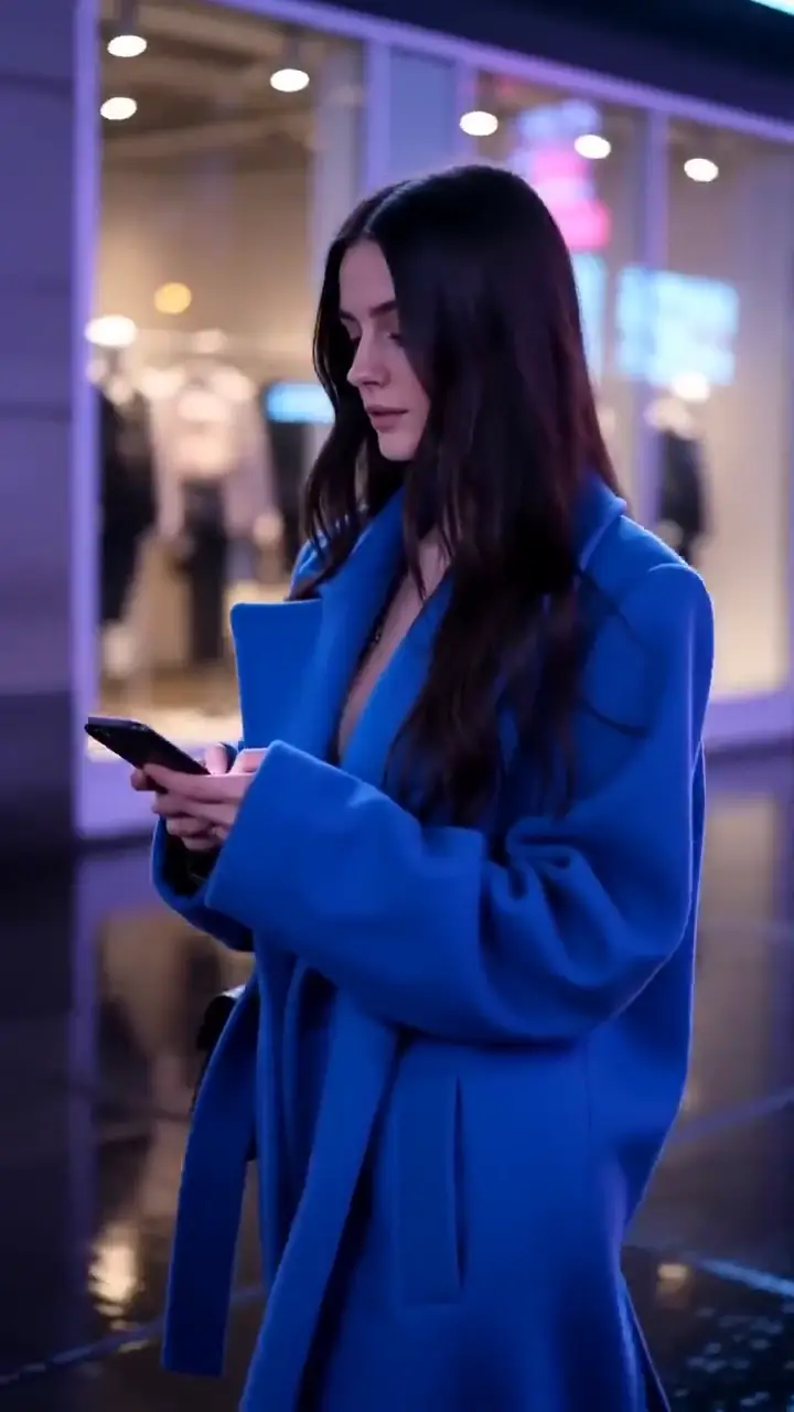 AI-generated fashion scene for short-form social video content